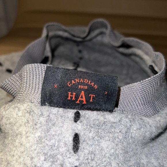 Canadian Hat 1918 Wool Rabbit Fur Beret - Picture 2 of 7